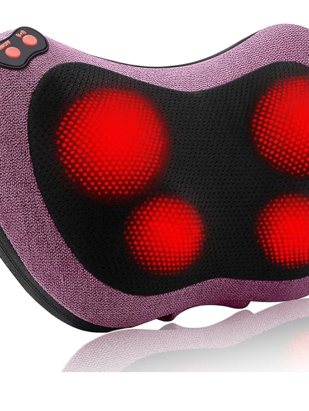 Portable Purple Massage Pillow with Heat